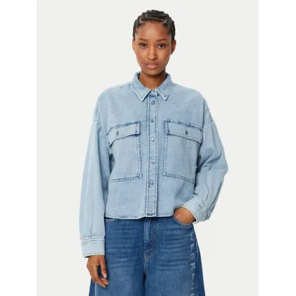 Zdjęcie Weekend Max Mara Koszula jeansowa Zemira 2515111151 Niebieski Boxy Fit