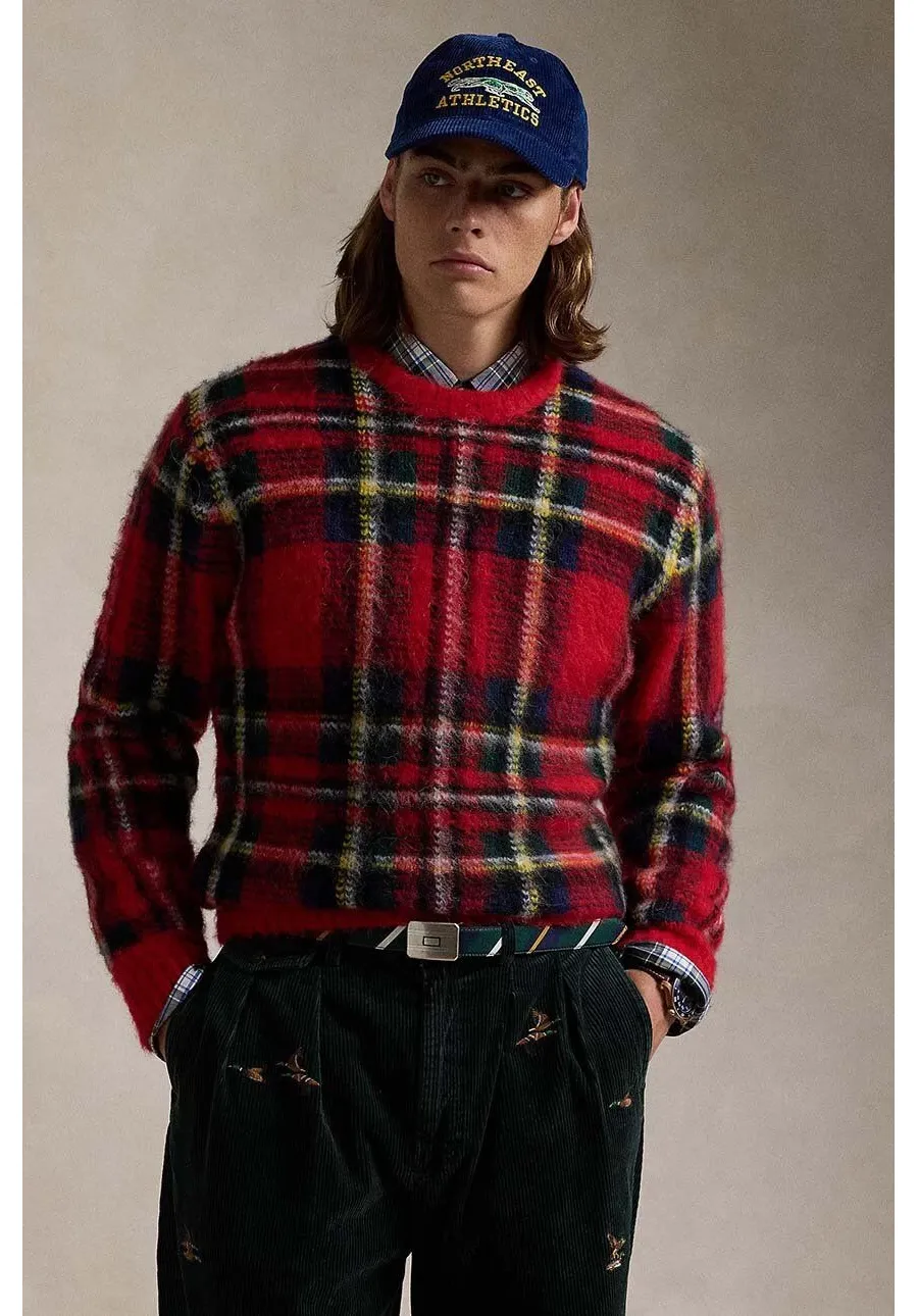 obrazek 1 Polo Ralph Lauren sweter wełniany męski kolor czerwony ciepły 710949292