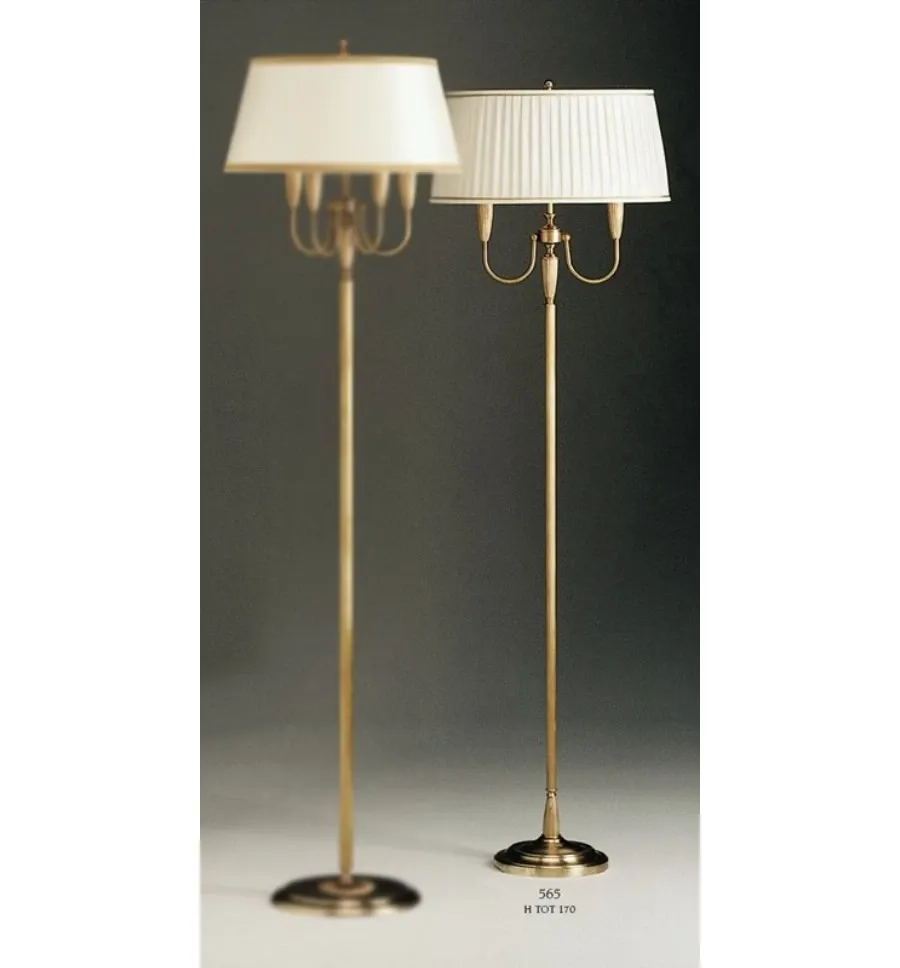 obrazek 1 Lampa podłogowa 2-punktowa „odlewana” z kloszem - Il Paralume Marina