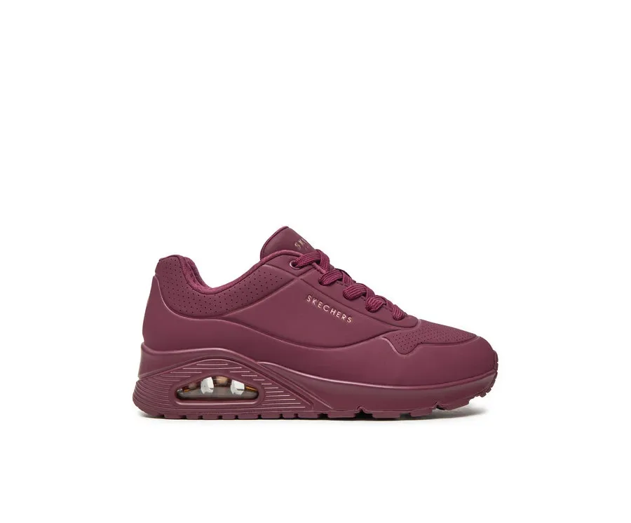 obrazek 1 Skechers Sneakersy Uno Stand On Air 73690/PLUM Bordowy