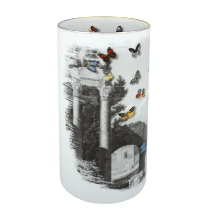 Zdjęcie Luksusowy porcelanowy wazon inspirowany zabytkami dziewiętnastowiecznego francuskiego miasta Arles - Vista Alegre