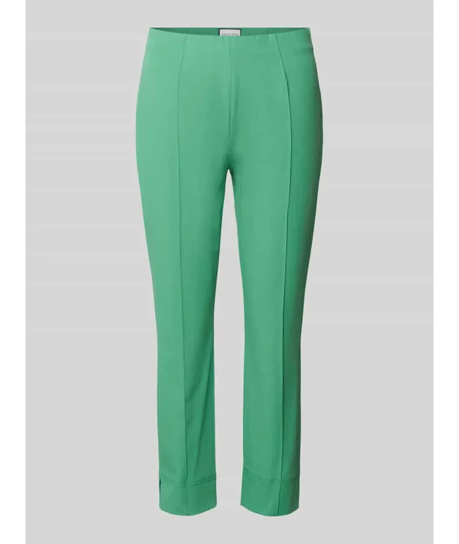 obrazek 1 Spodnie capri o kroju slim fit z przeszytym kantem