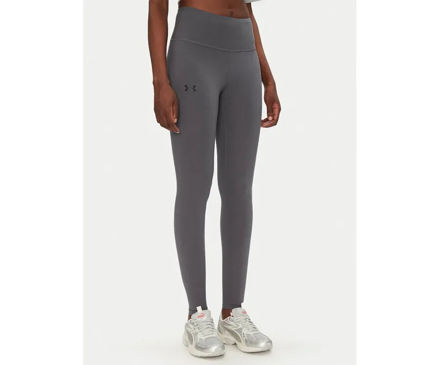 obrazek 1 Under Armour Legginsy Rival 1386482 Szary Slim Fit