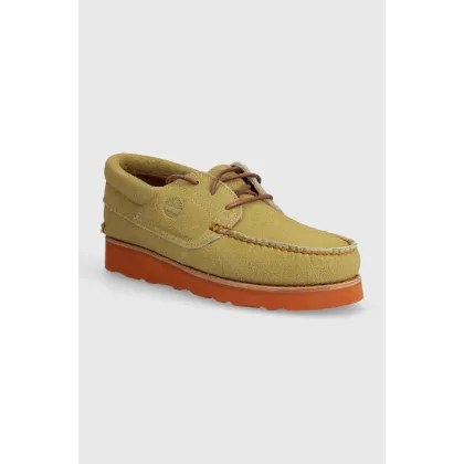 Zdjęcie Timberland półbuty zamszowe 3 Eye Wedge Vibram męskie kolor beżowy TB0A2A11ER31