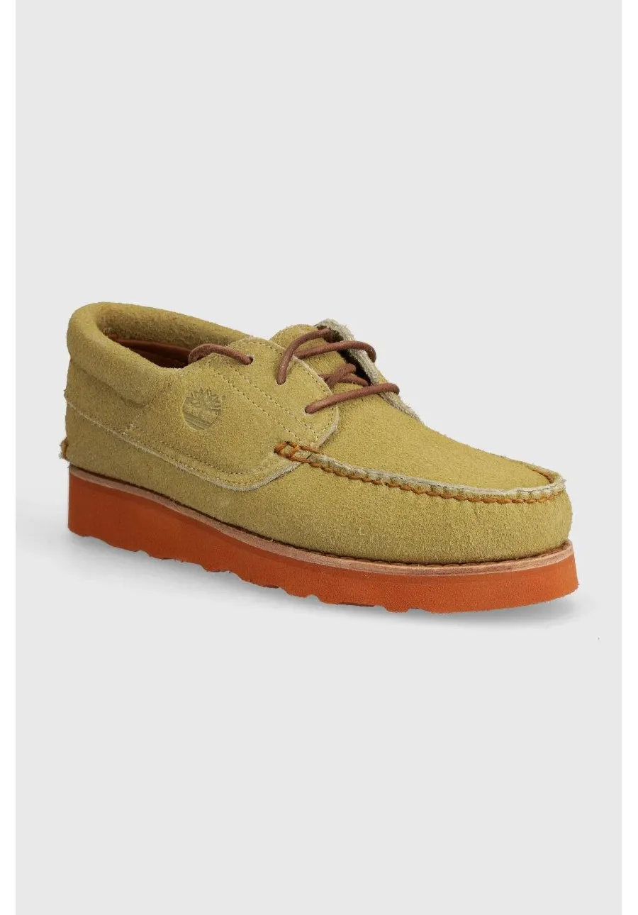 obrazek 1 Timberland półbuty zamszowe 3 Eye Wedge Vibram męskie kolor beżowy TB0A2A11ER31