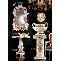 Picture Stylish mirror for romantic interiors - Italian ceramics
