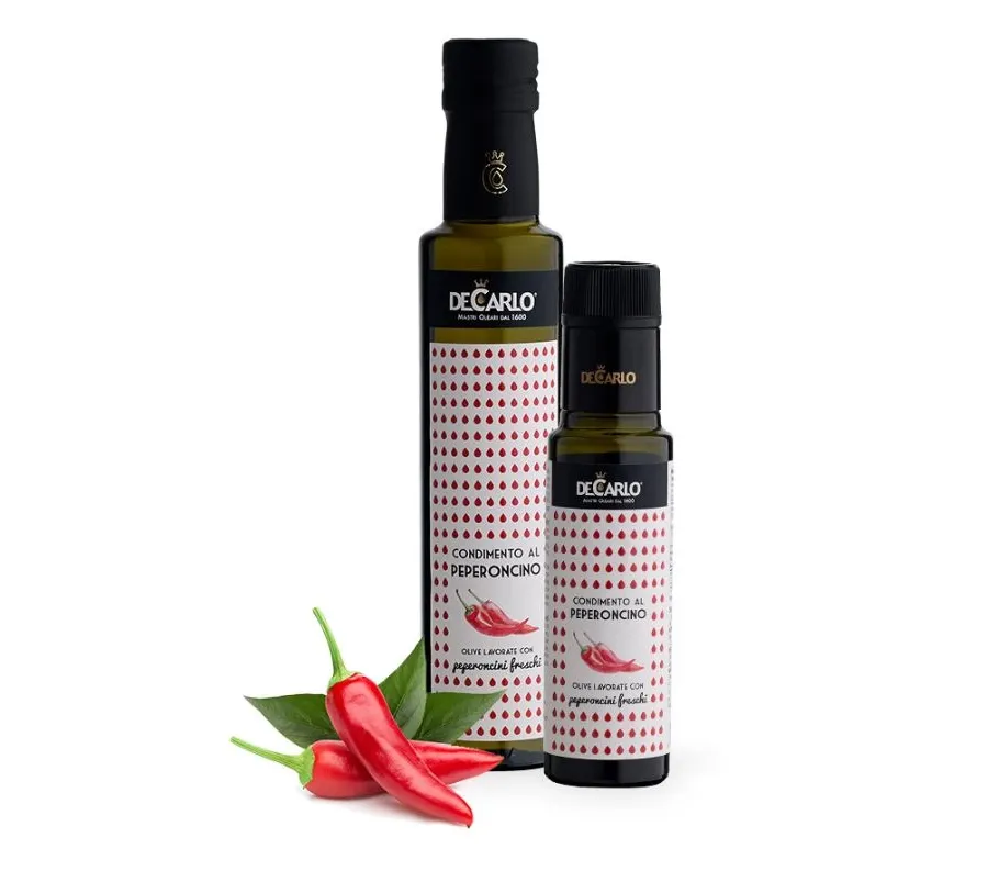 obrazek 1 Włoska oliwa z oliwek o smaku papryczek chilli, 250 ml