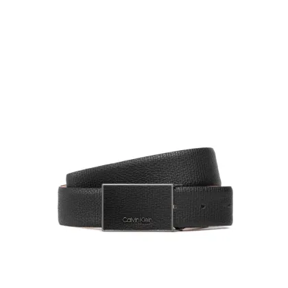 Zdjęcie Calvin Klein Pasek Męski Leather Inlay Plaque Pal 35Mm K50K509766 Czarny