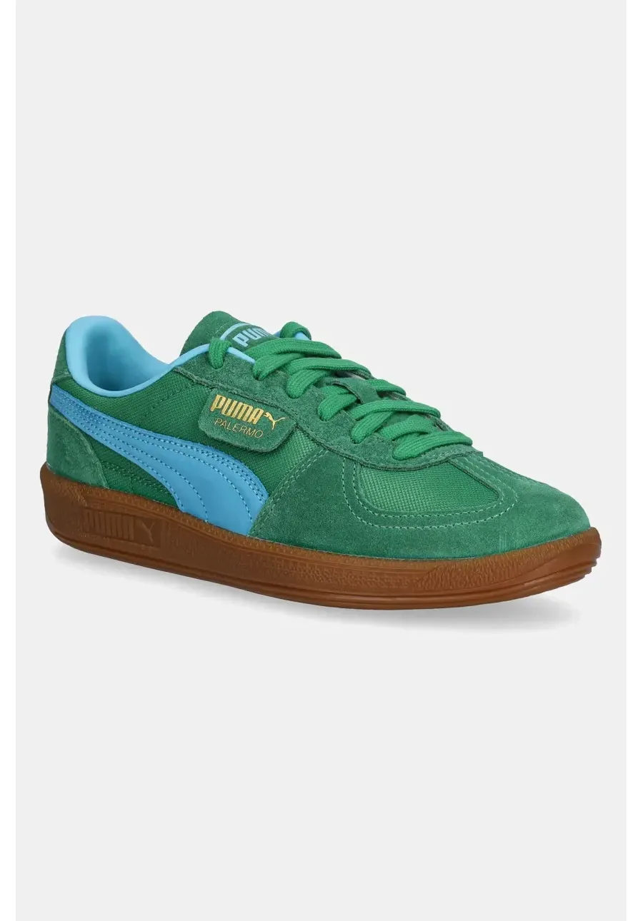 obrazek 1 Puma sneakersy Palermo Vintage Update damskie kolor zielony 401364