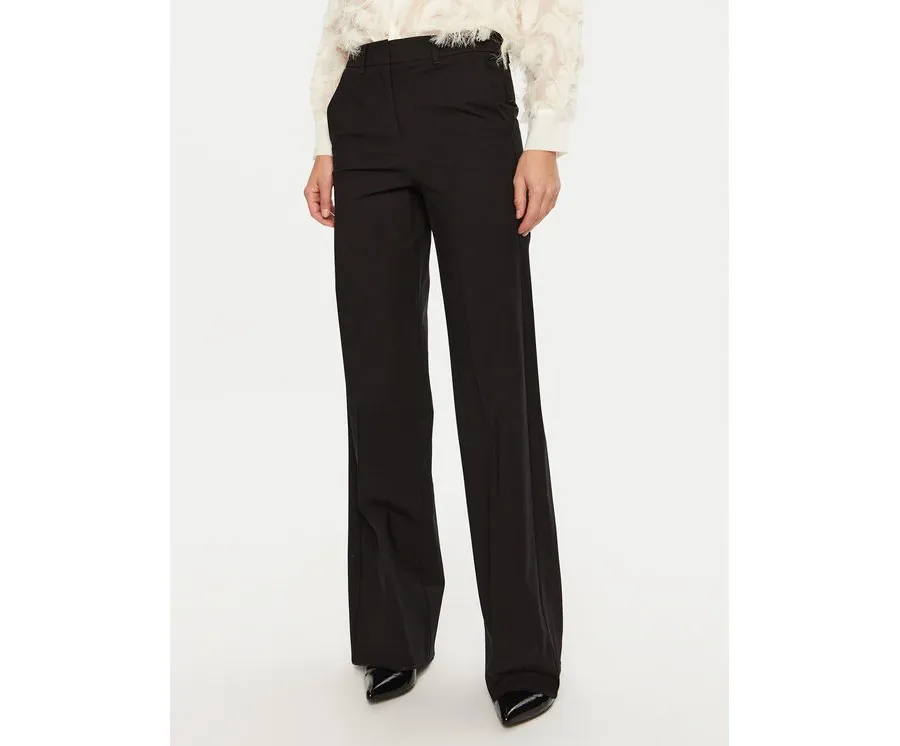 obrazek 1 Marella Spodnie materiałowe Galoppo 2423136162 Czarny Wide Leg