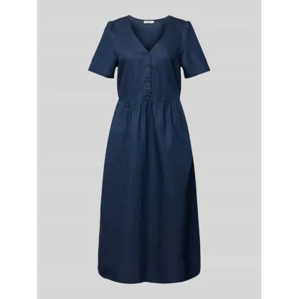 Zdjęcie Sukienka midi z krótką listwą guzikową