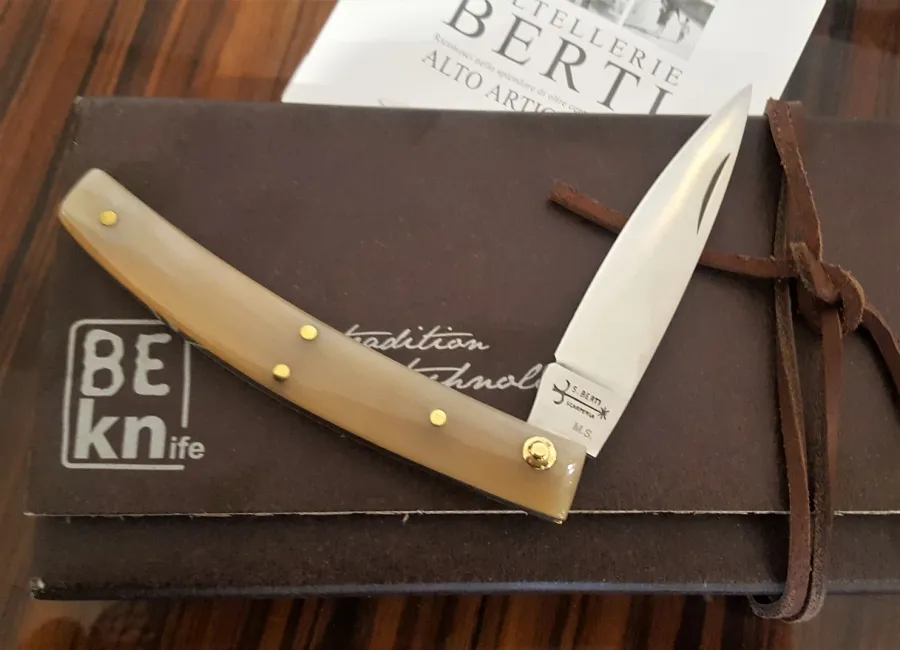 obrazek 7 Piękny nóż typu Gobbo alla bersagliera firmy Berti Knives