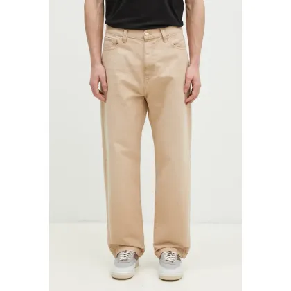 Zdjęcie Carhartt WIP spodnie bawełniane Landon Pant kolor beżowy proste I034318.07E4O