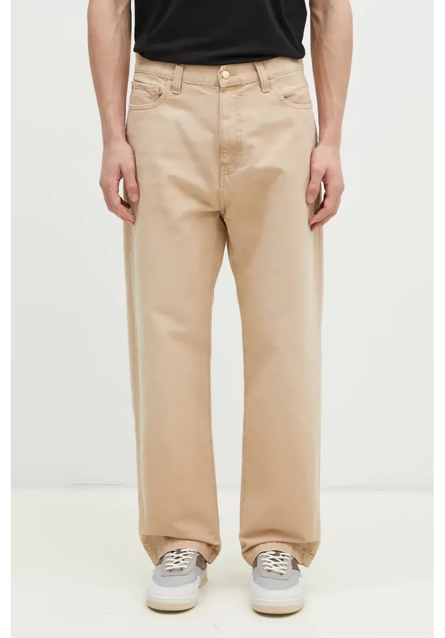 obrazek 1 Carhartt WIP spodnie bawełniane Landon Pant kolor beżowy proste I034318.07E4O