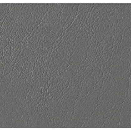 Zdjęcie Szary skórzany koszyk Helena 35x30xH26 cm z odpinaną rączką