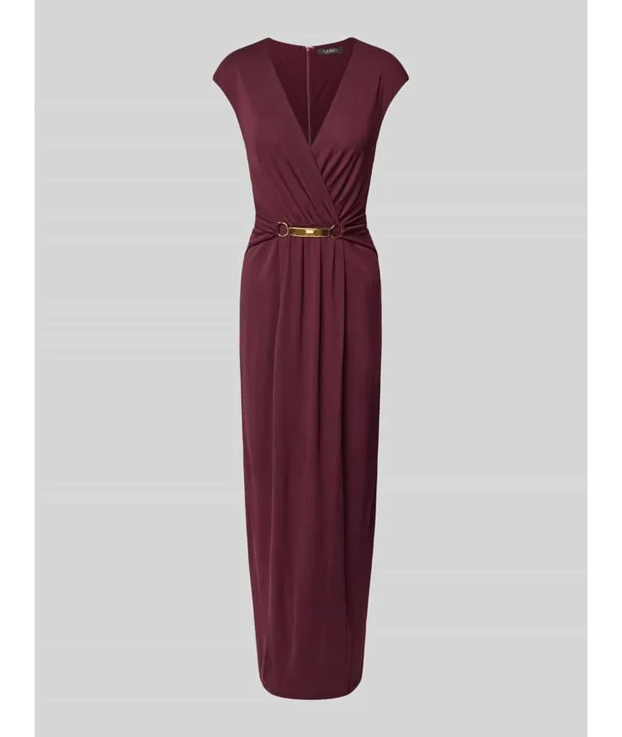 obrazek 1 LAUREN RALPH LAUREN Sukienka wieczorowa 253951570002 Bordowy Regular Fit