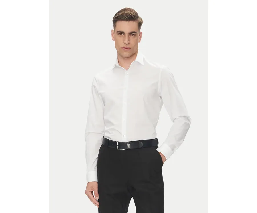 obrazek 1 Calvin Klein Koszula Essential LV019EU000 Biały Slim Fit