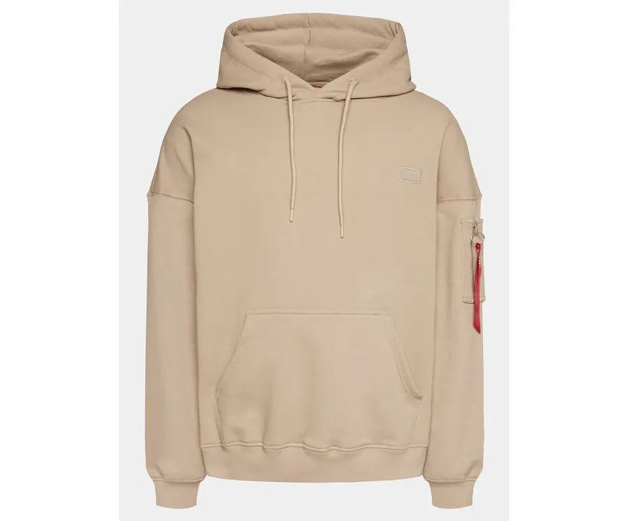 obrazek 1 Alpha Industries Bluza Essentials 146335 Beżowy Relaxed Fit