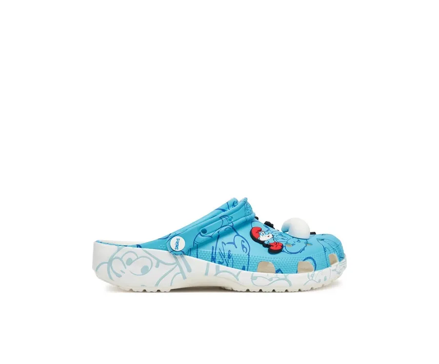 obrazek 1 Crocs Klapki Smurfs Classic Clog 210820 Kolorowy