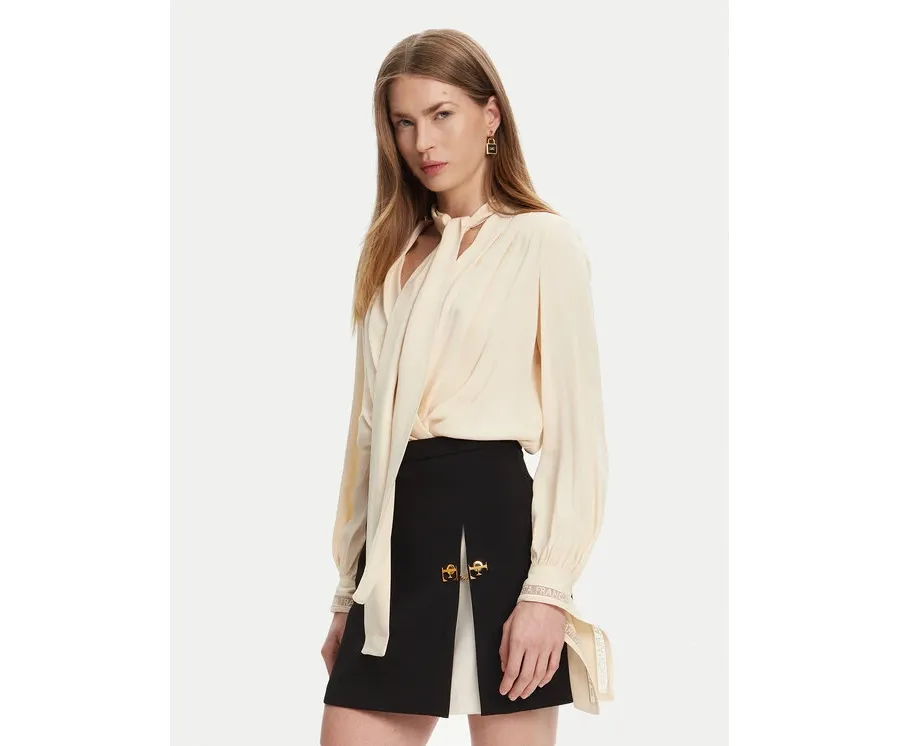 obrazek 1 Elisabetta Franchi Body CB-006-51E2 Écru Regular Fit