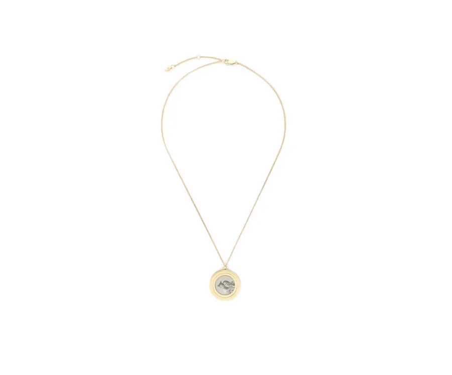 obrazek 1 Fossil Naszyjnik Harlow Locket JF04738710 Złoty