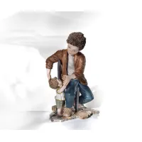Picture Father and son figurine - Sibania