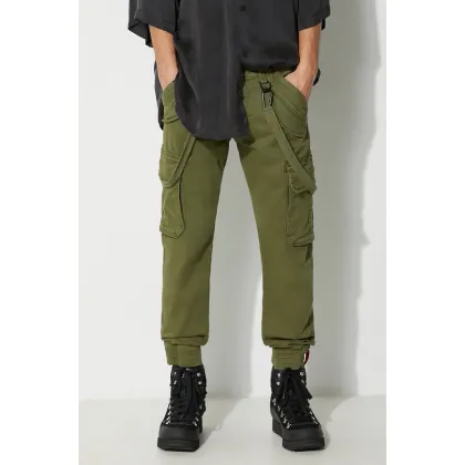 Zdjęcie Alpha Industries spodnie Utility Pant męskie kolor zielony w fasonie cargo