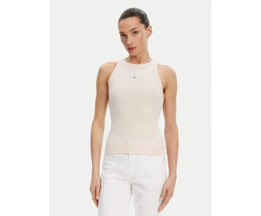 obrazek 1 Calvin Klein Jeans Top J20J225302 Różowy Slim Fit