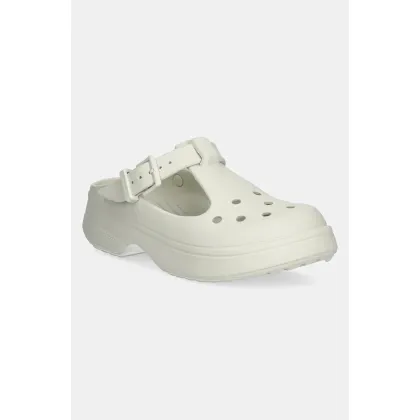 Zdjęcie Crocs klapki Classic Mary Jane Clog damskie kolor beżowy 210581