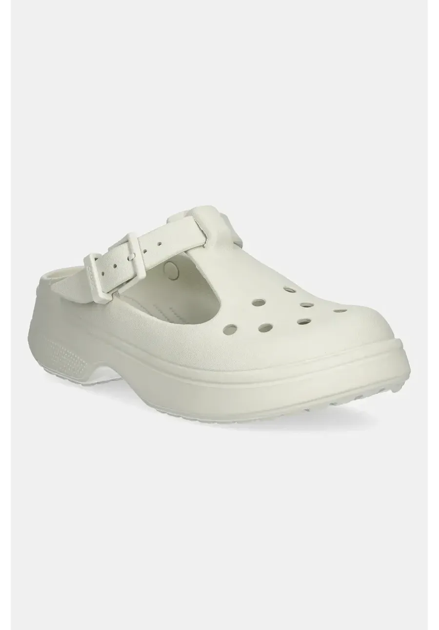 obrazek 1 Crocs klapki Classic Mary Jane Clog damskie kolor beżowy 210581