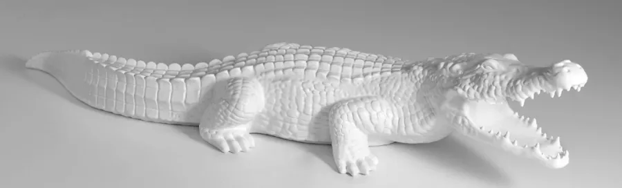 obrazek 1 Przepiękny ceramiczny krokodyl - Il Gattopardo