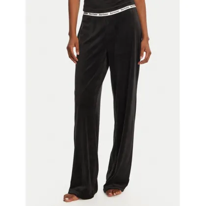 Zdjęcie Juicy Couture Spodnie piżamowe Vicky JCLAS125504 Czarny Flare Fit