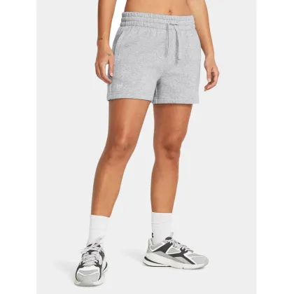 Zdjęcie Under Armour Szorty sportowe Rival Fleece Short 1382723-011 Szary Loose Fit