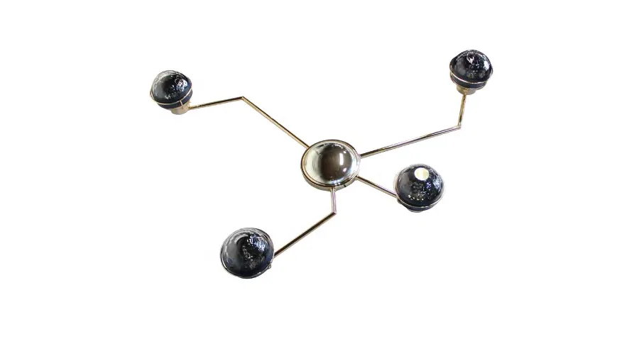 obrazek 5 Oryginalna lampa ścienna Black Widow o czterech ramionach