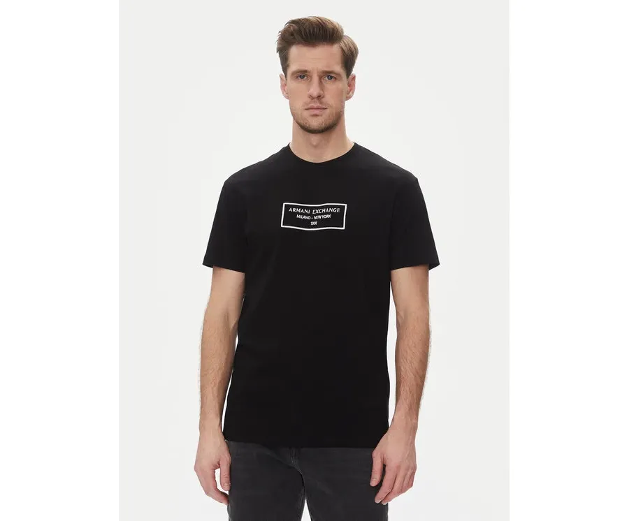 obrazek 1 Armani Exchange T-Shirt XM000552 AF10356 UC001 Czarny Regular Fit