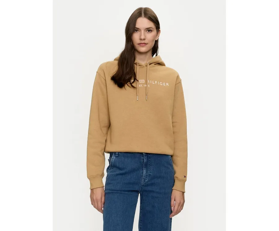 obrazek 1 Tommy Hilfiger Bluza Modern WW0WW43598 Beżowy Regular Fit