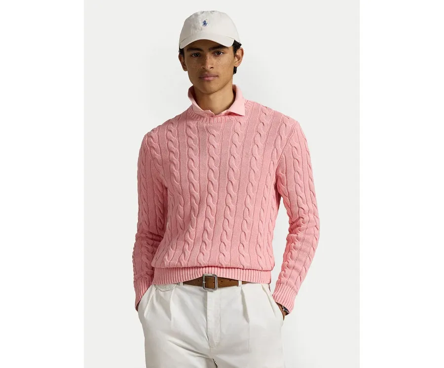 obrazek 1 Polo Ralph Lauren Sweter 710965867004 Różowy Regular Fit