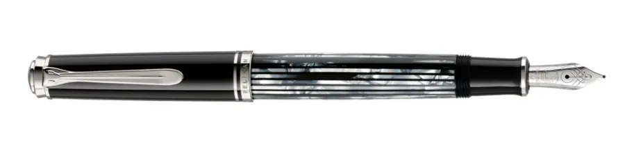 obrazek 2 Luksusowe pióro wieczne Souveran 605 Tortoiseshell-Black EF