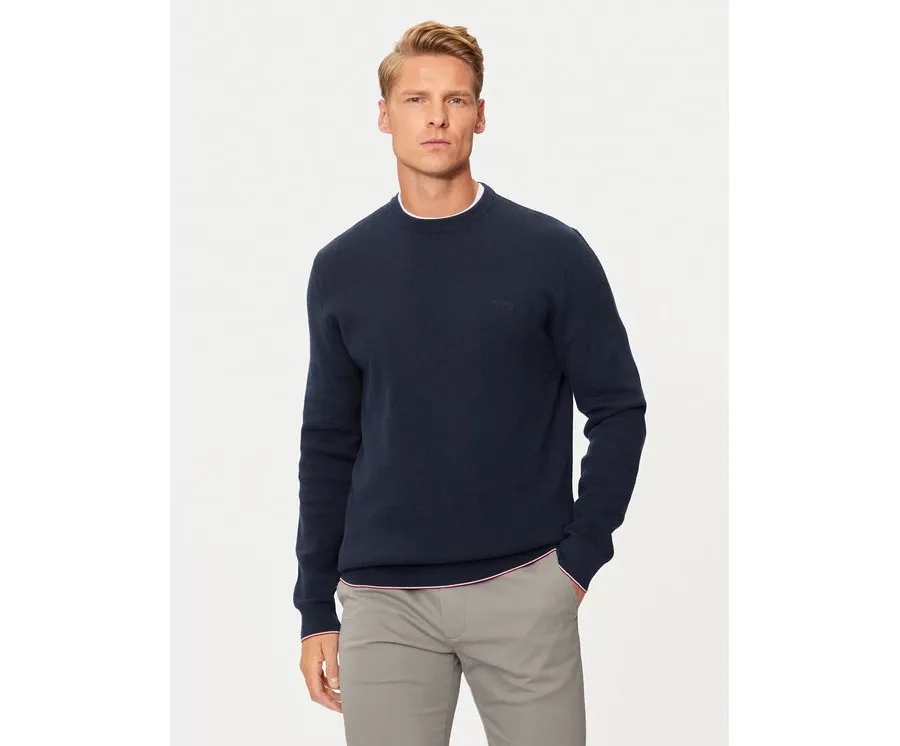 obrazek 1 Hechter Paris Sweter 65006 142802 Granatowy Regular Fit