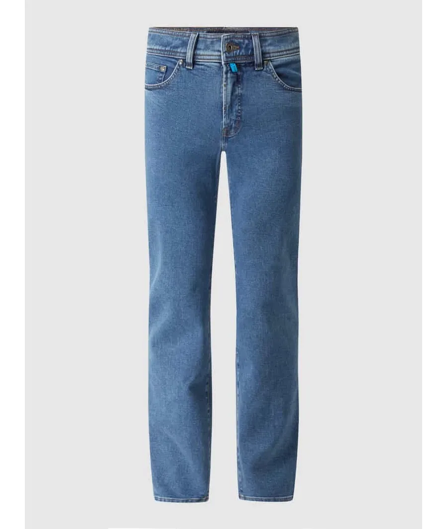 obrazek 1 Jeansy o kroju straight fit z bawełną ekologiczną model ‘Dijon’