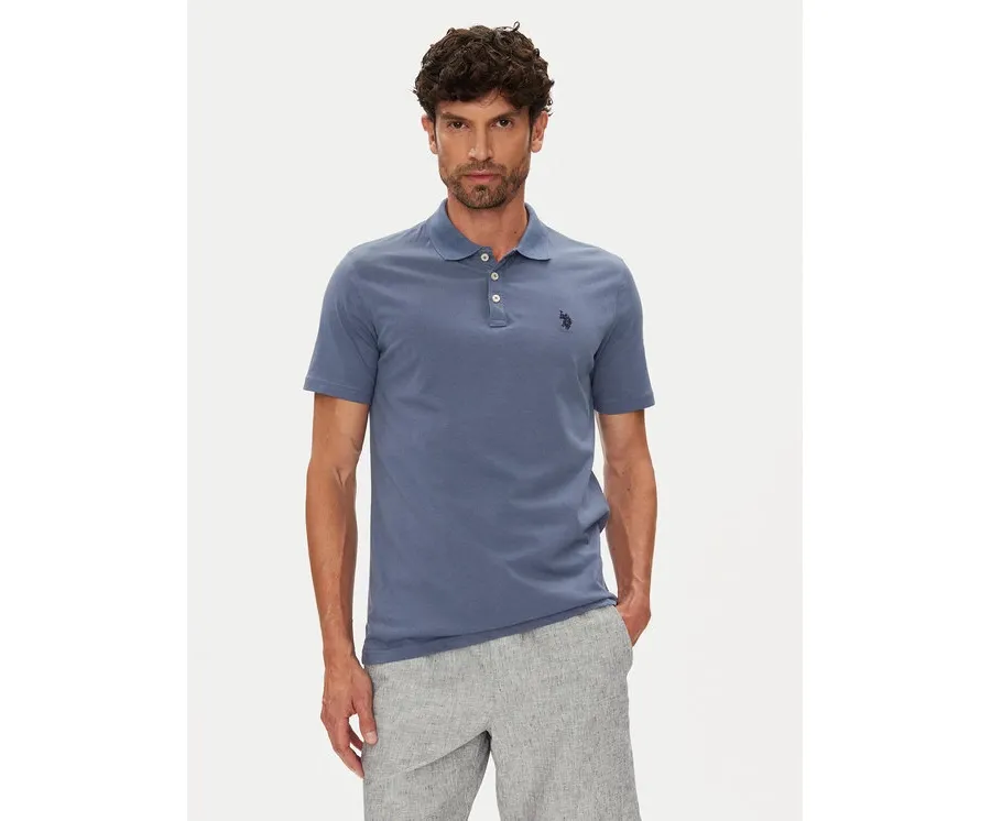 obrazek 1 U.S. Polo Assn. Polo MUP3780 Niebieski Regular Fit