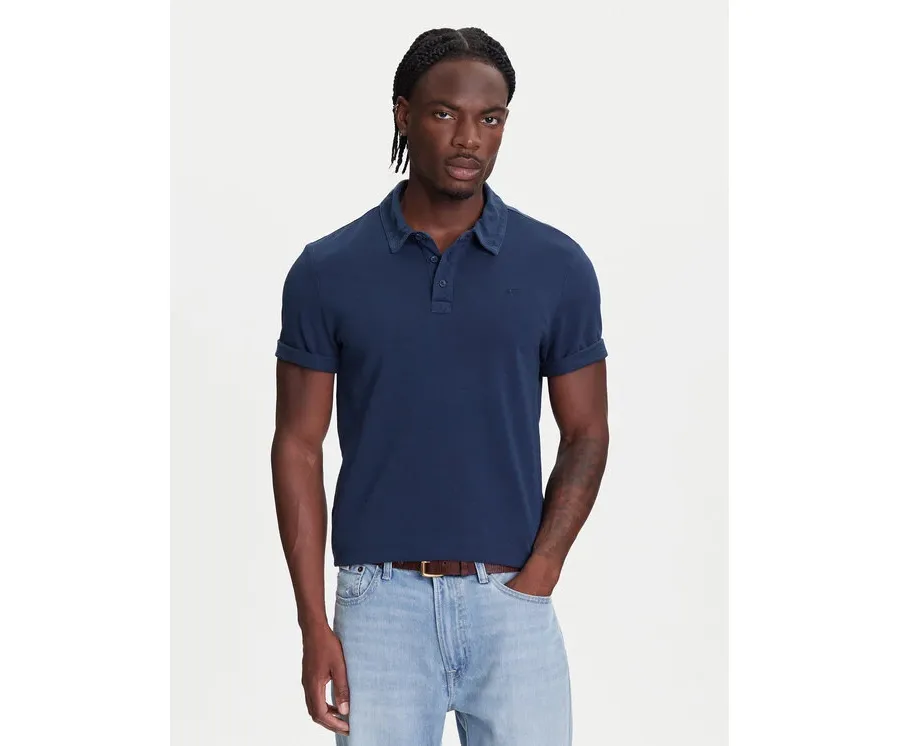 obrazek 1 Mustang Polo Palco 1016505 Granatowy Regular Fit