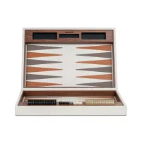 Picture Stylish leather Backgammon set