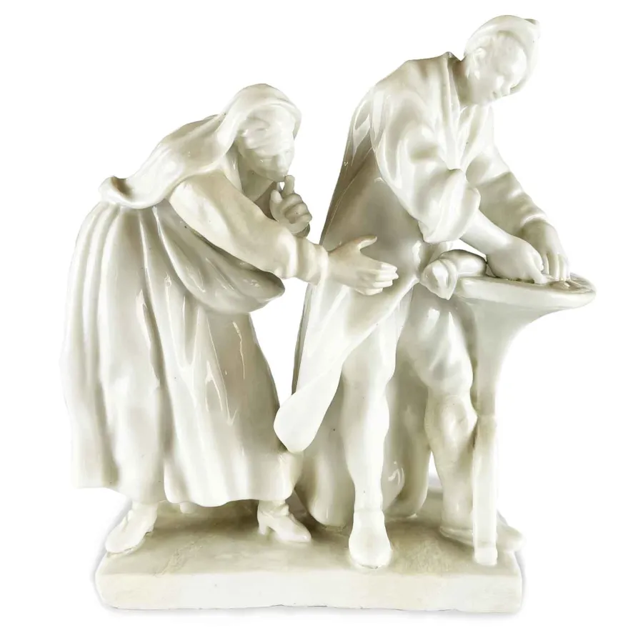 obrazek 1 Porcelanowa rzeźba autorstwa Giuseppe Gricciego z 1750 r.