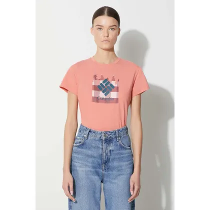 Zdjęcie Columbia t-shirt sportowy Sun Trek Sun Trek kolor pomarańczowy 1931753