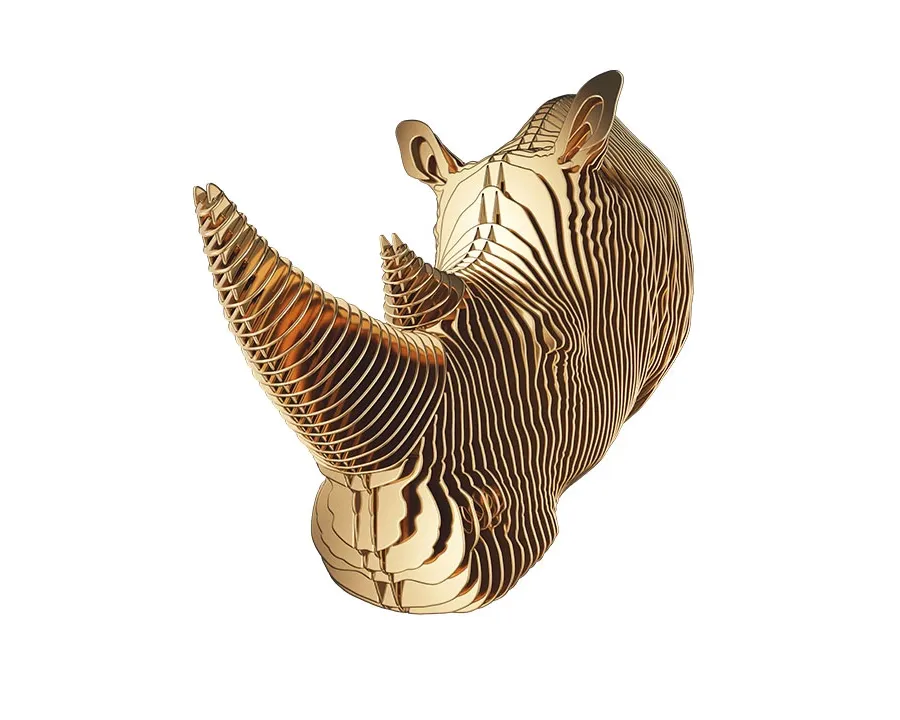 obrazek 1 Rzeźba nosorożca na ścianę