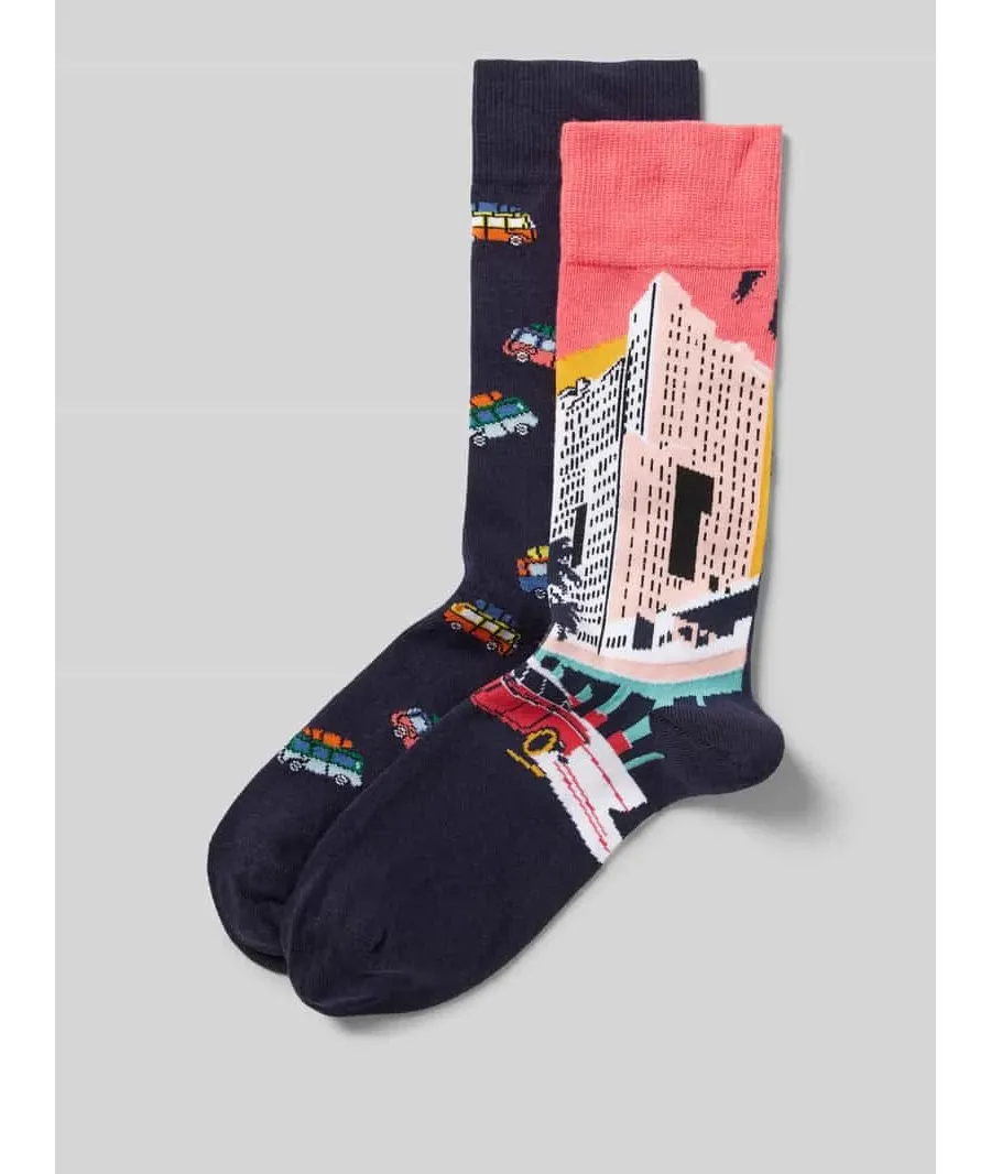 obrazek 1 Skarpety z wyhaftowanym motywem w zestawie 2 szt.