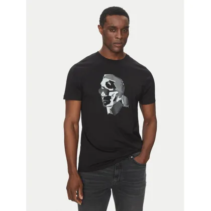 Zdjęcie KARL LAGERFELD T-Shirt 755066 552241 Czarny Regular Fit