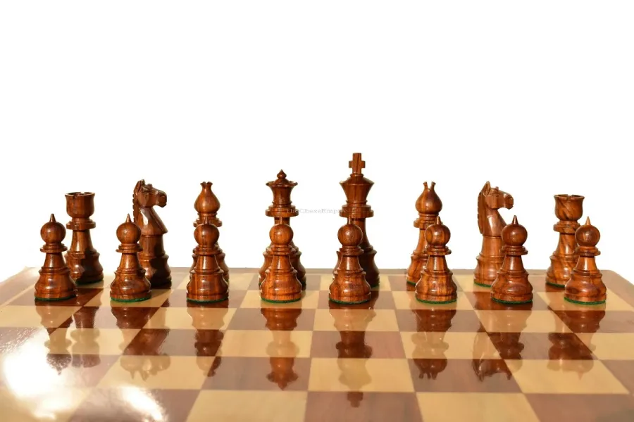 obrazek 7 Stylowa drewniana plansza z pionkami do gry w szachy idealna na prezent - The Chess Empire