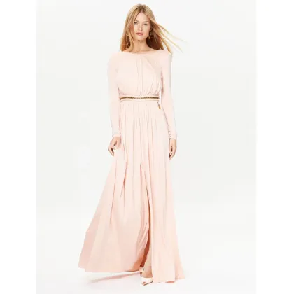 Zdjęcie Elisabetta Franchi Sukienka wieczorowa AB-456-32E2-V780 Różowy Slim Fit